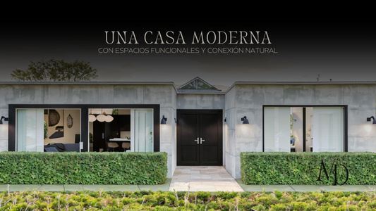 Una Casa Moderna con Espacios Funcionales y Conexión Natural