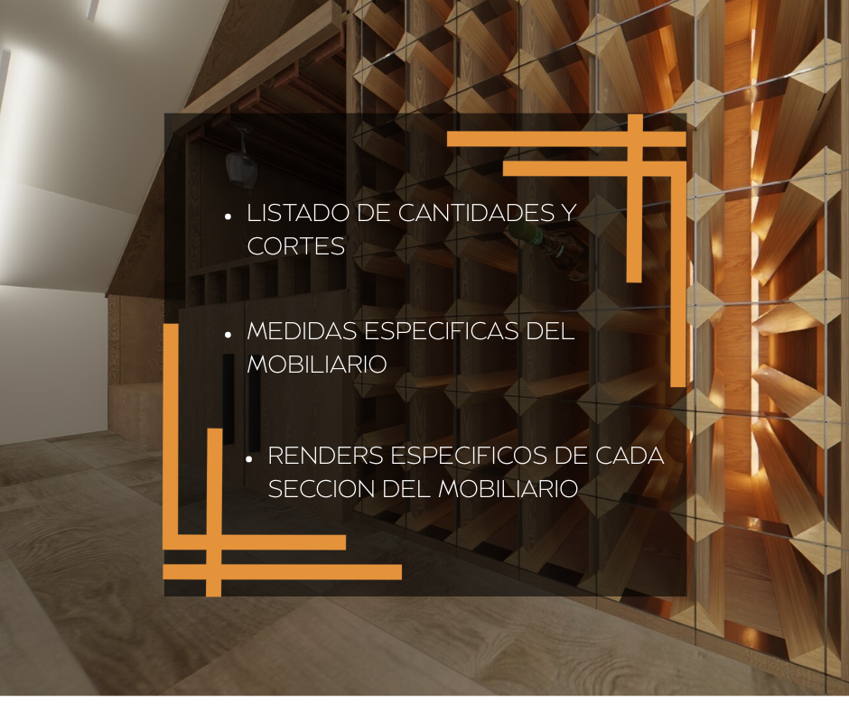 DISEÑO DE MUEBLES - VINOTECA: ELEGANTE Y ESTILIZADA - ARQUIPACK