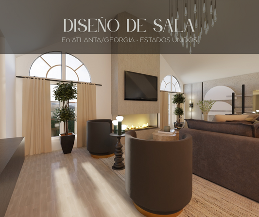 DISEÑO DE SALA EN ATLANTA/GEORGIA - ESTADOS UNIDOS