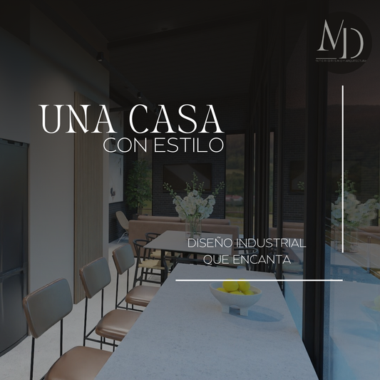 Una Casa con Estilo: Diseño Industrial Moderno que Encanta
