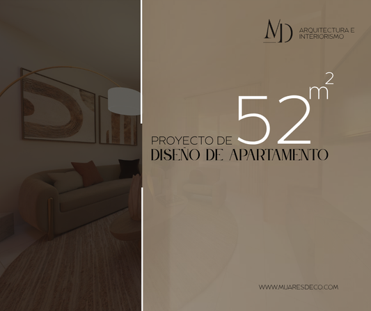 INTERIORISMO DE APARTAMENTO - 52m2