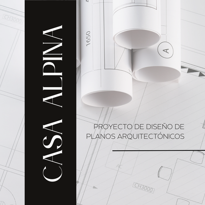 Diseño de Planos arquitectónicos - CABAÑA ALPINA