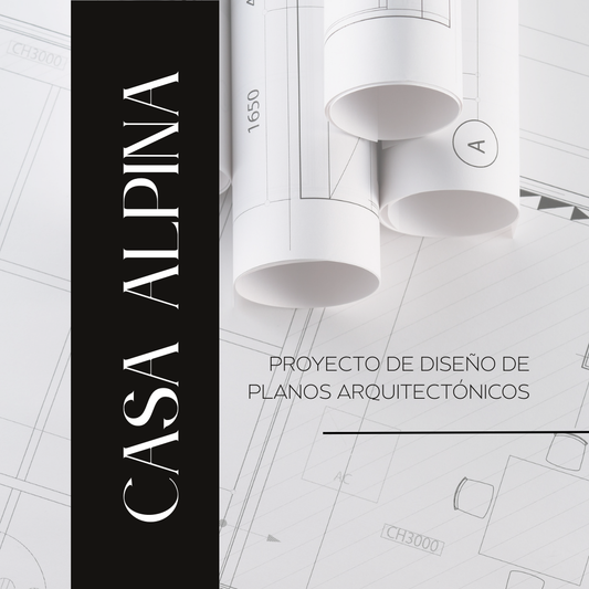 Diseño de Planos arquitectónicos - CABAÑA ALPINA