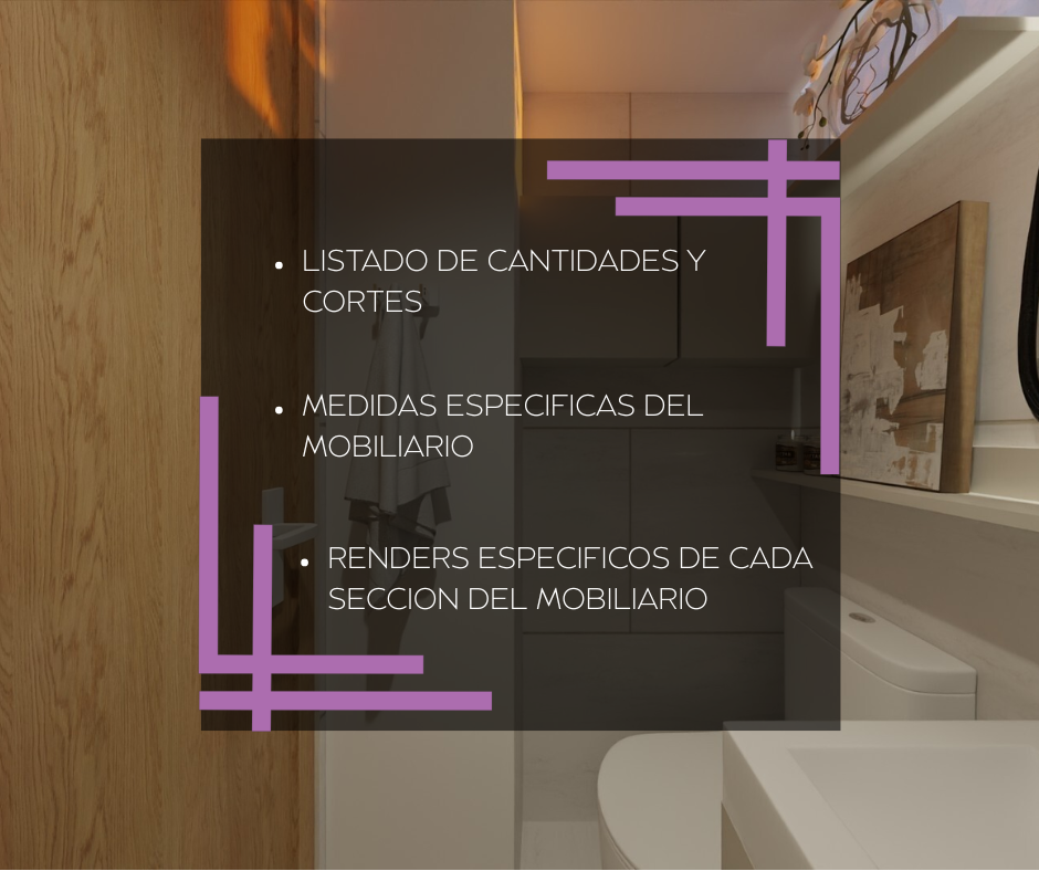 DISEÑO DE MUEBLES - BAÑO PRIVADO - ARQUIPACK