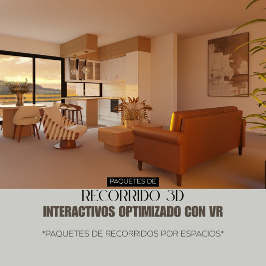 Paquetes de recorridos interactivos optimizados con VR por espacios, servicio profesional, internacional.